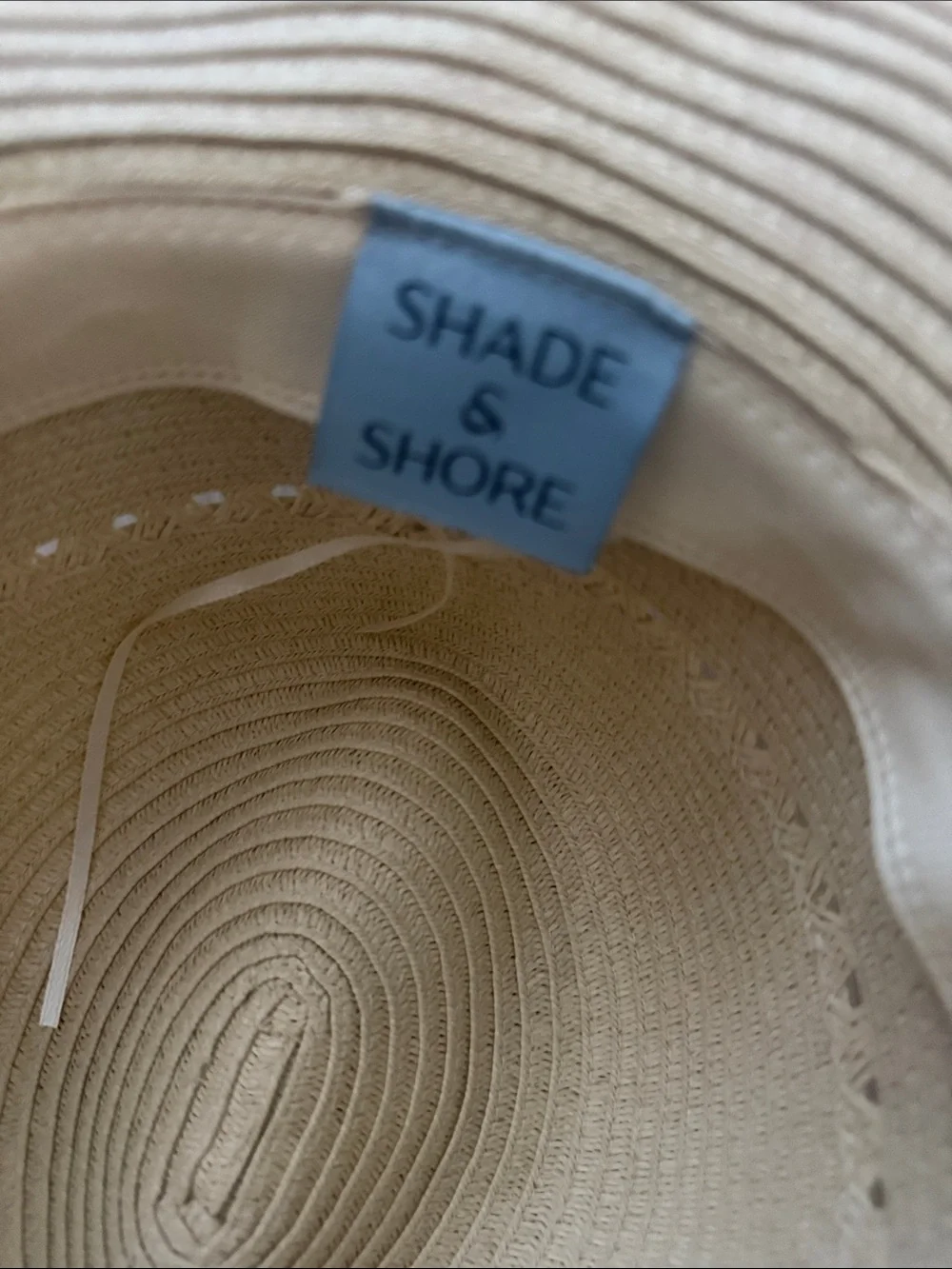 Shade & Shore Natural Straw Fedora with Vent Trim